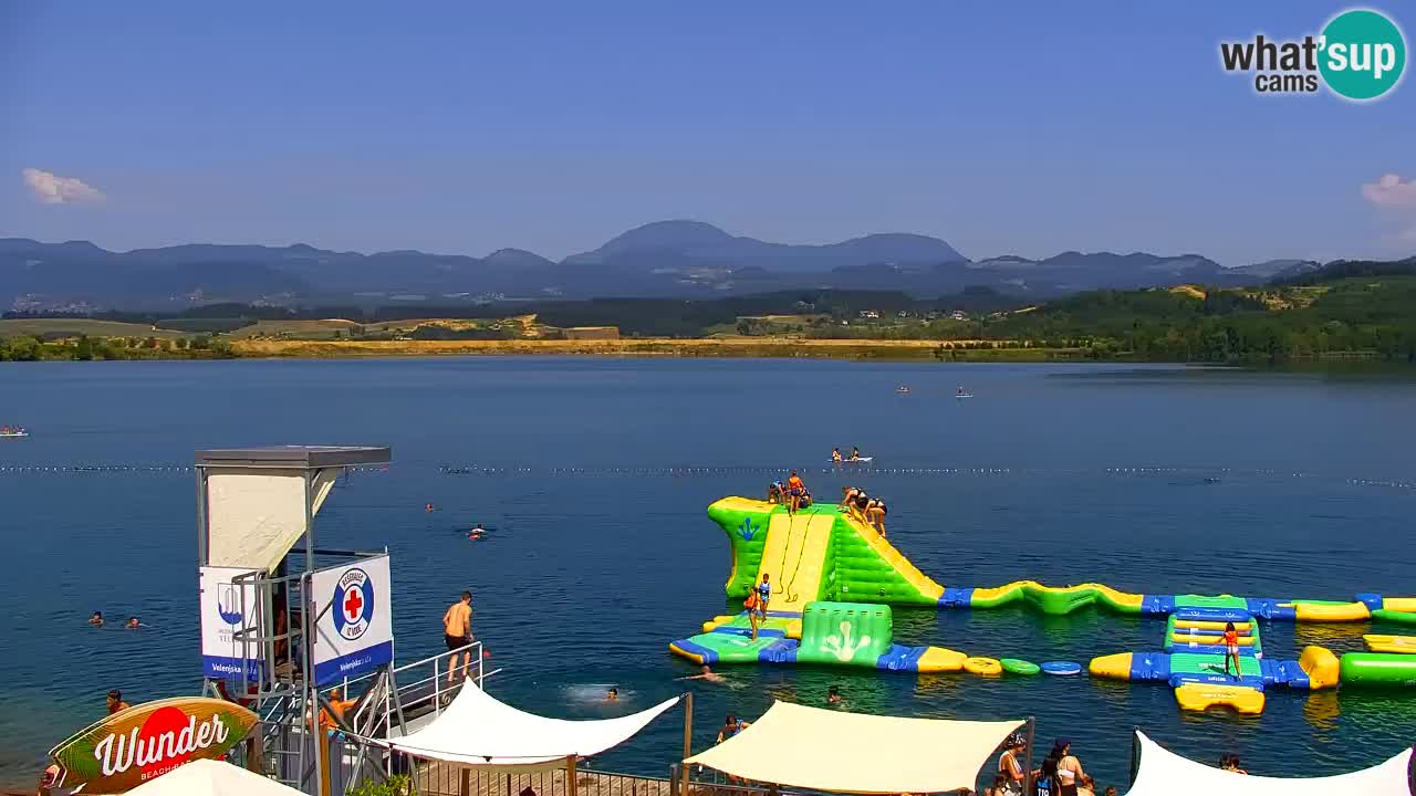 Webcam Lago di Velenje – Spiaggia di Velenje in diretta