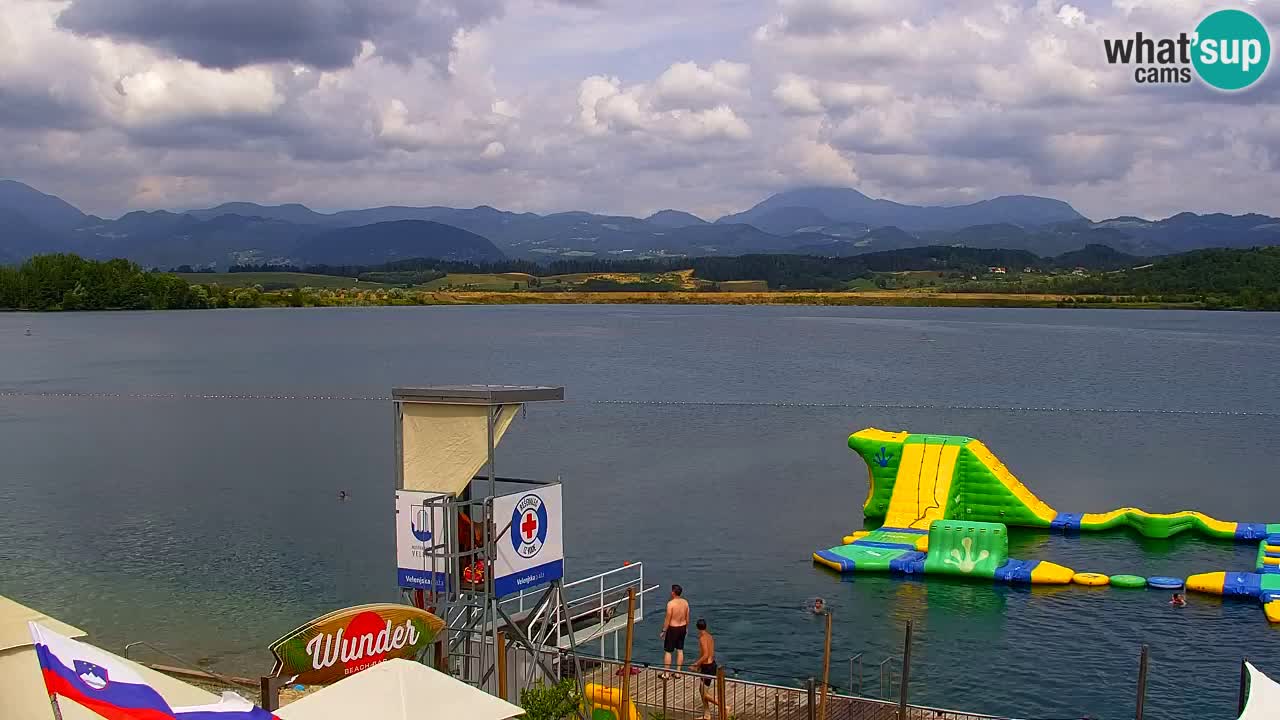 Webcam Lago di Velenje – Spiaggia di Velenje in diretta