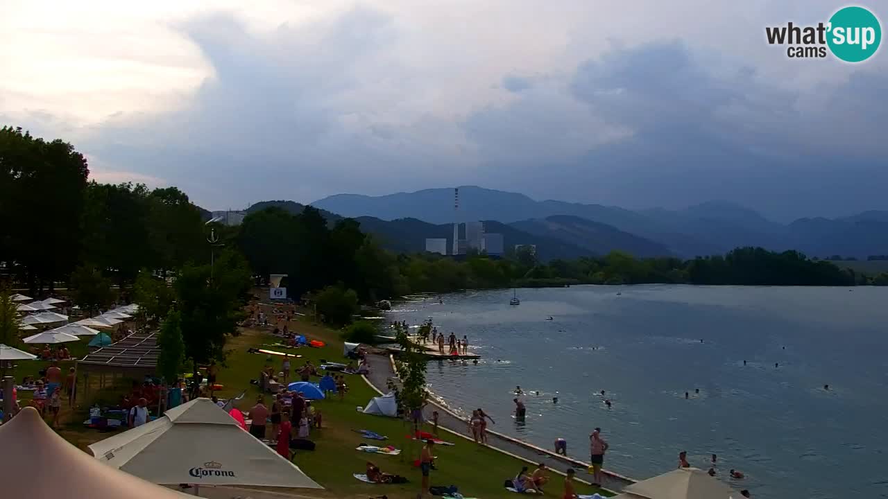 Webcam Lago di Velenje – Spiaggia di Velenje in diretta