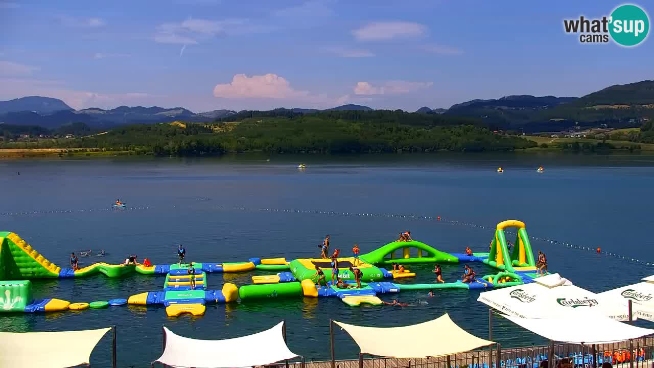 Web kamera Velenjsko jezero – Plaža Velenje uživo