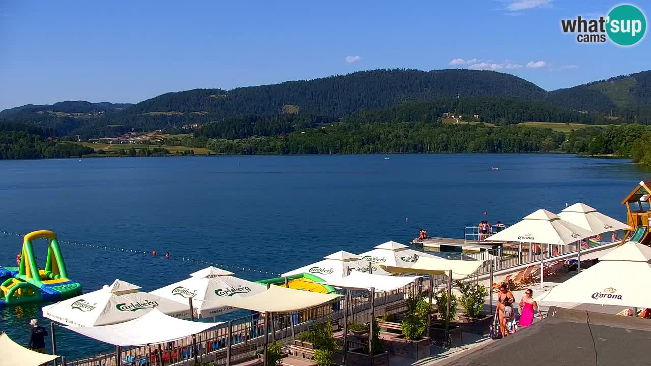 Webcam Lago di Velenje – Spiaggia di Velenje in diretta