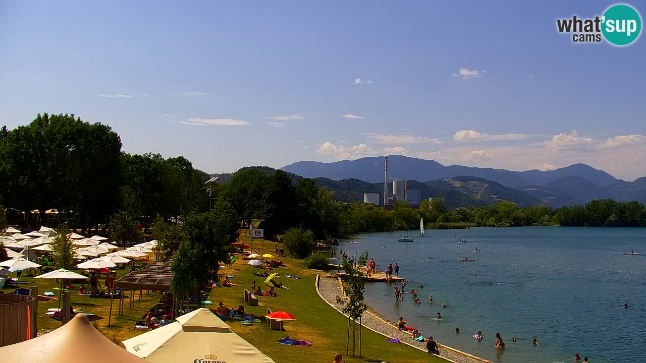 Web kamera Velenjsko jezero – Plaža Velenje uživo