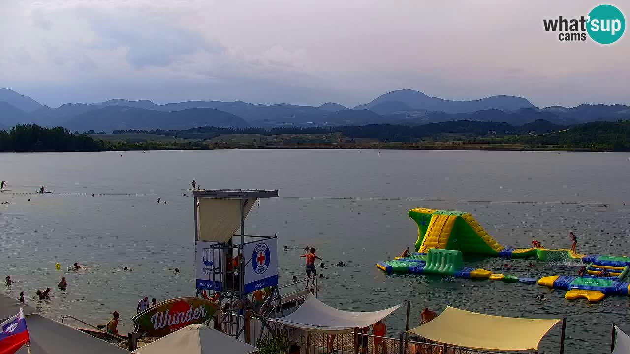 Web kamera Velenjsko jezero – Plaža Velenje uživo