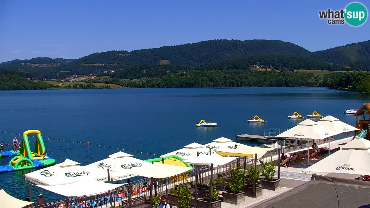 Webcam lac de Velenje – Vue en direct depuis Velenje Beach