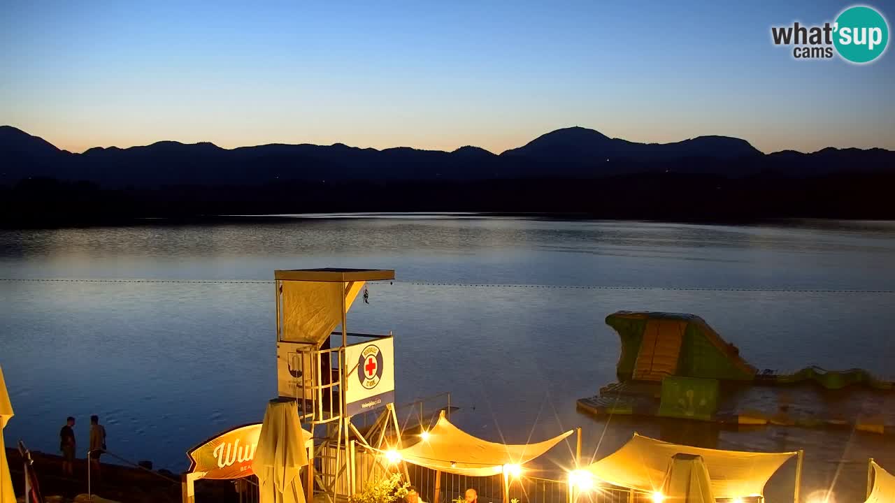 Webcam lac de Velenje – Vue en direct depuis Velenje Beach