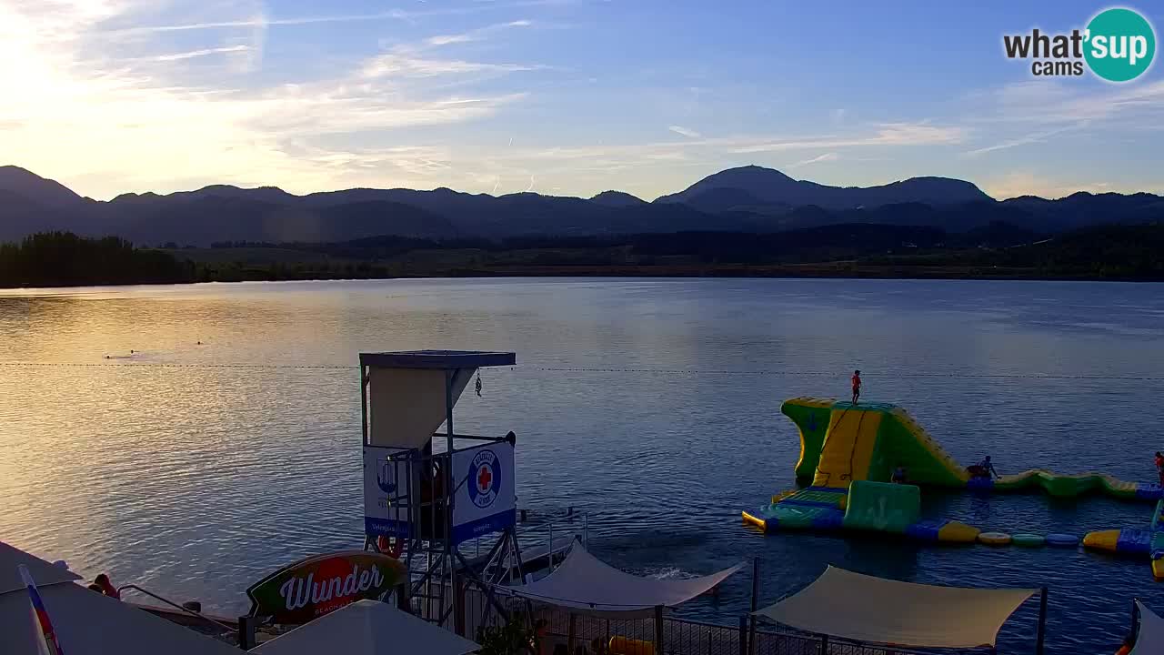 Webcam lac de Velenje – Vue en direct depuis Velenje Beach