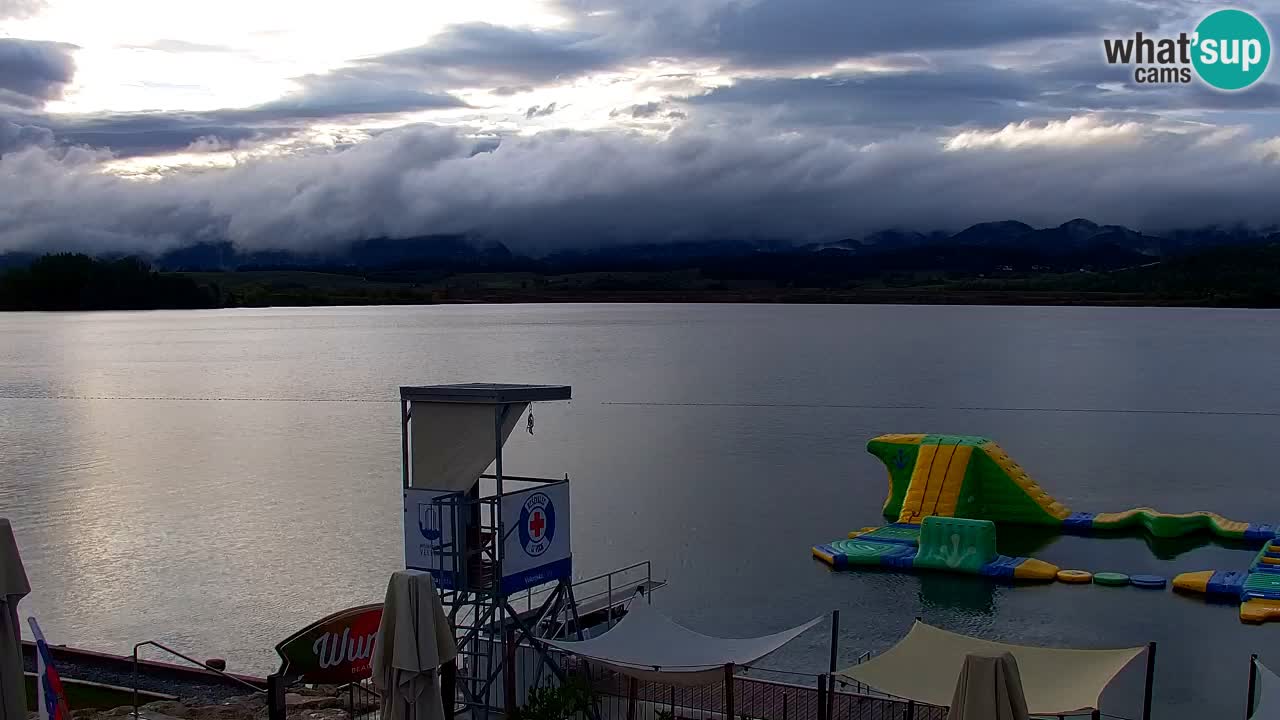 Webcam lago Velenje – Vista en directo desde Velenje Beach