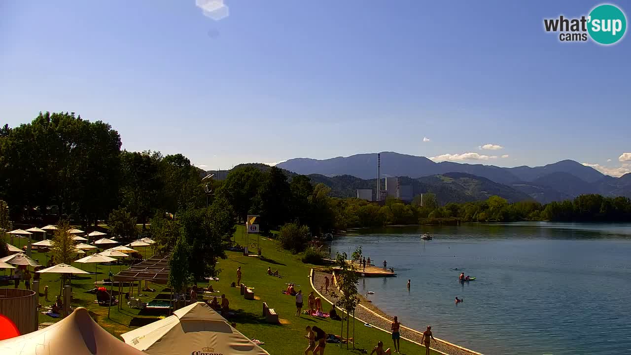 Webcam Lago di Velenje – Spiaggia di Velenje in diretta