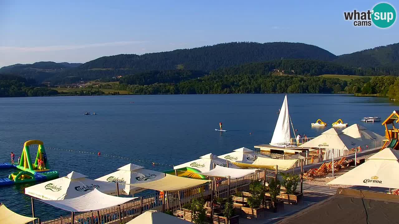 Web kamera Velenjsko jezero – Plaža Velenje uživo