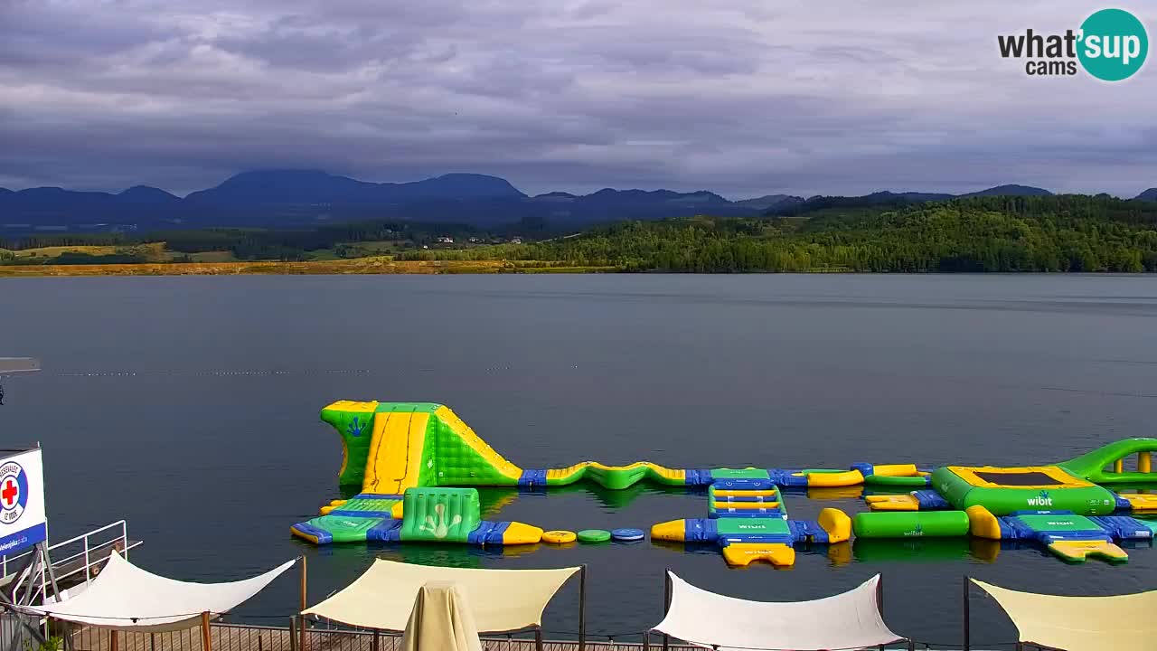 Webcam lago Velenje – Vista en directo desde Velenje Beach