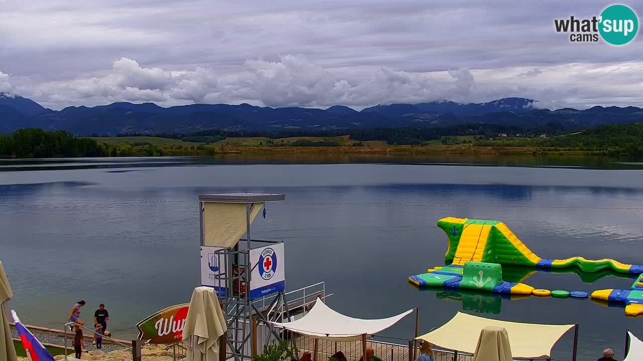 Web kamera Velenjsko jezero – Plaža Velenje uživo