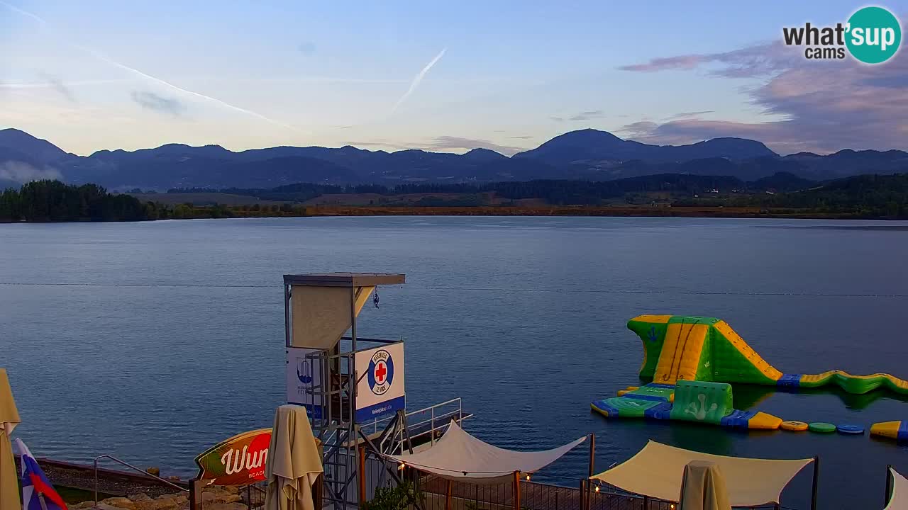 Webcam Lago di Velenje – Spiaggia di Velenje in diretta