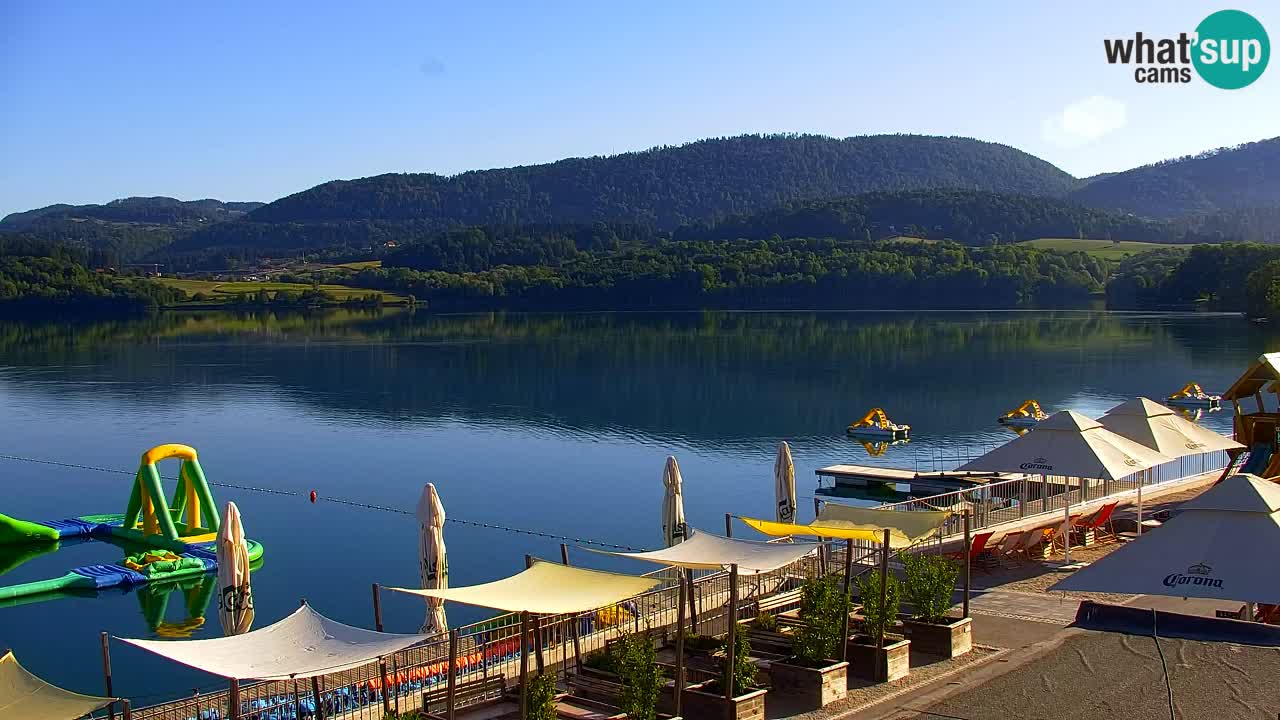 Webcam Lago di Velenje – Spiaggia di Velenje in diretta