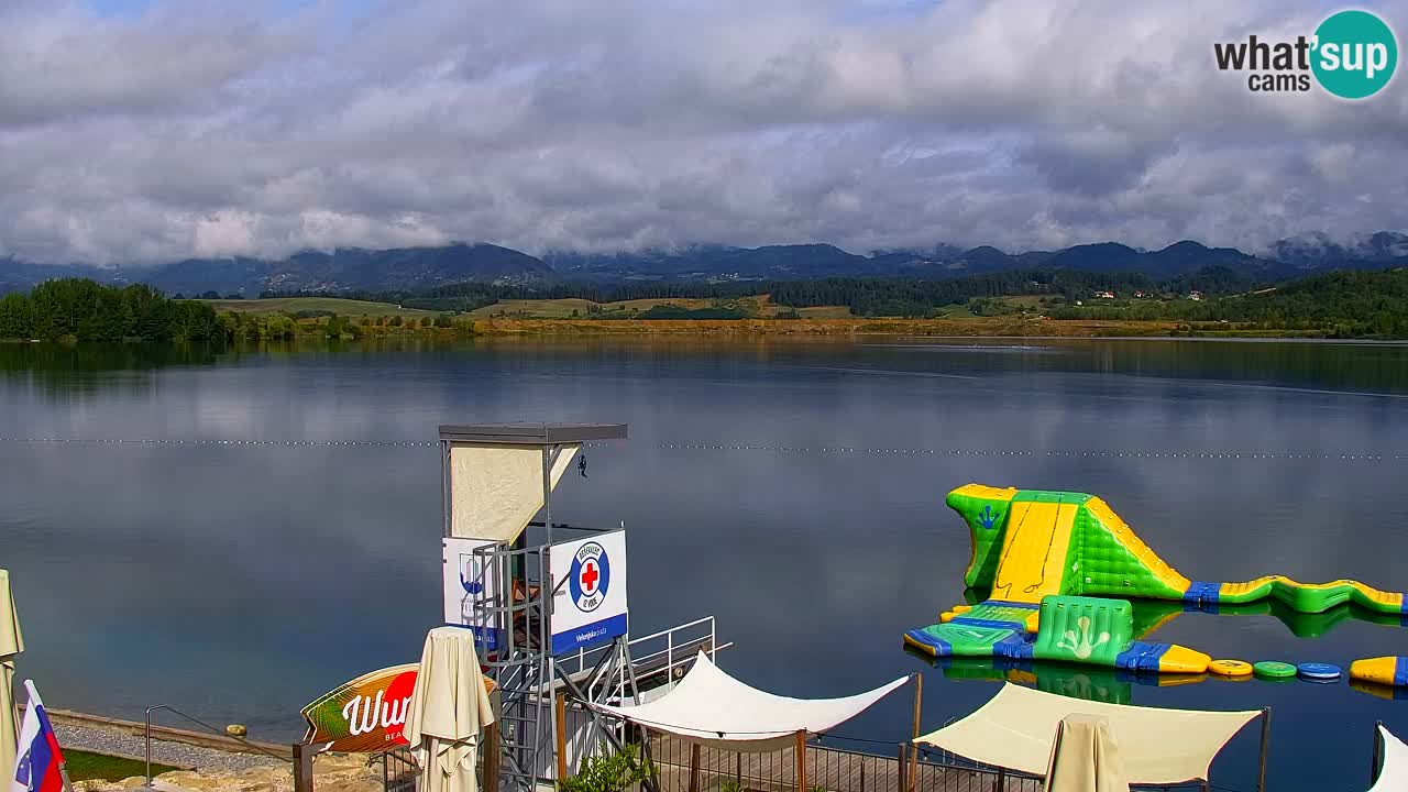 Webcam Lago di Velenje – Spiaggia di Velenje in diretta