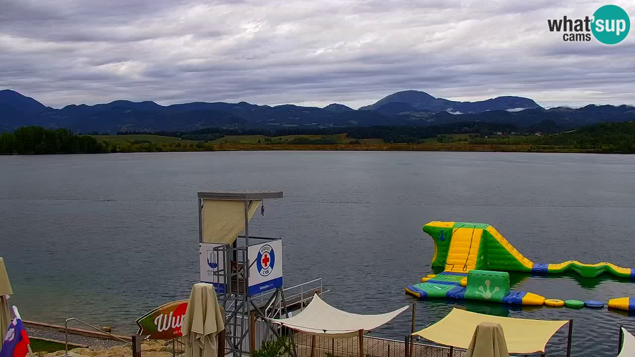 Webcam Lago di Velenje – Spiaggia di Velenje in diretta