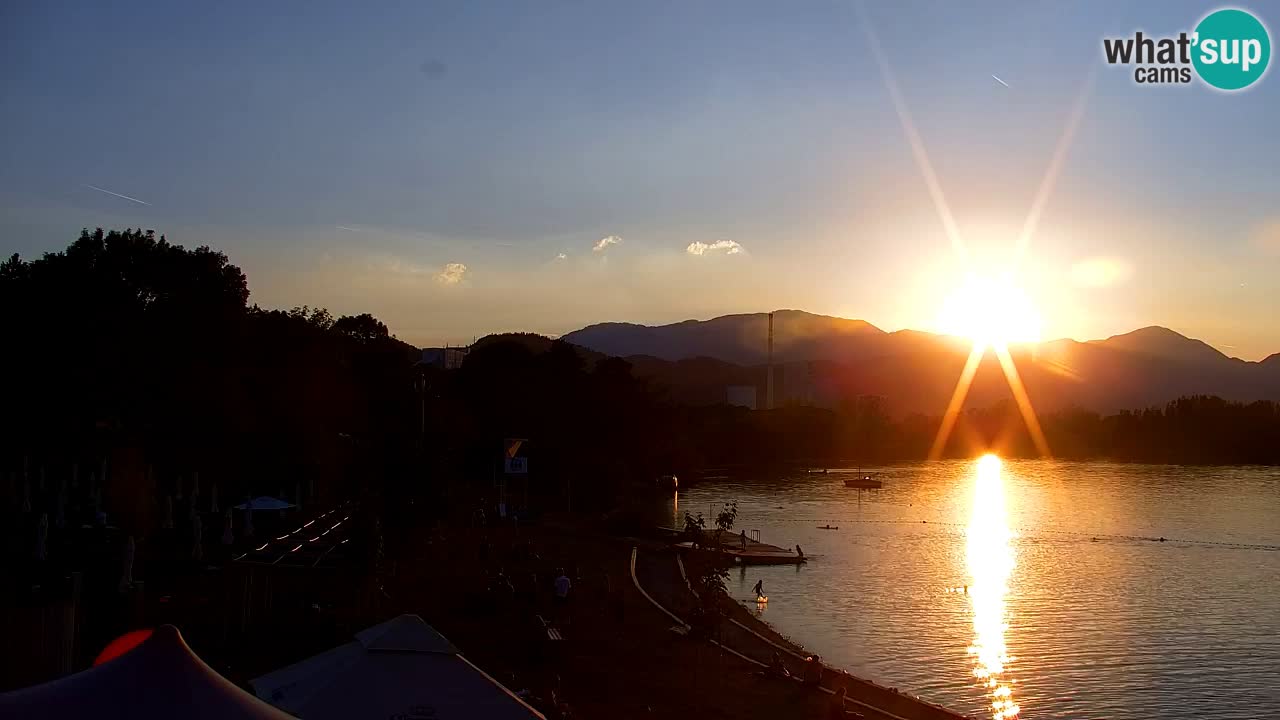 Webcam lac de Velenje – Vue en direct depuis Velenje Beach