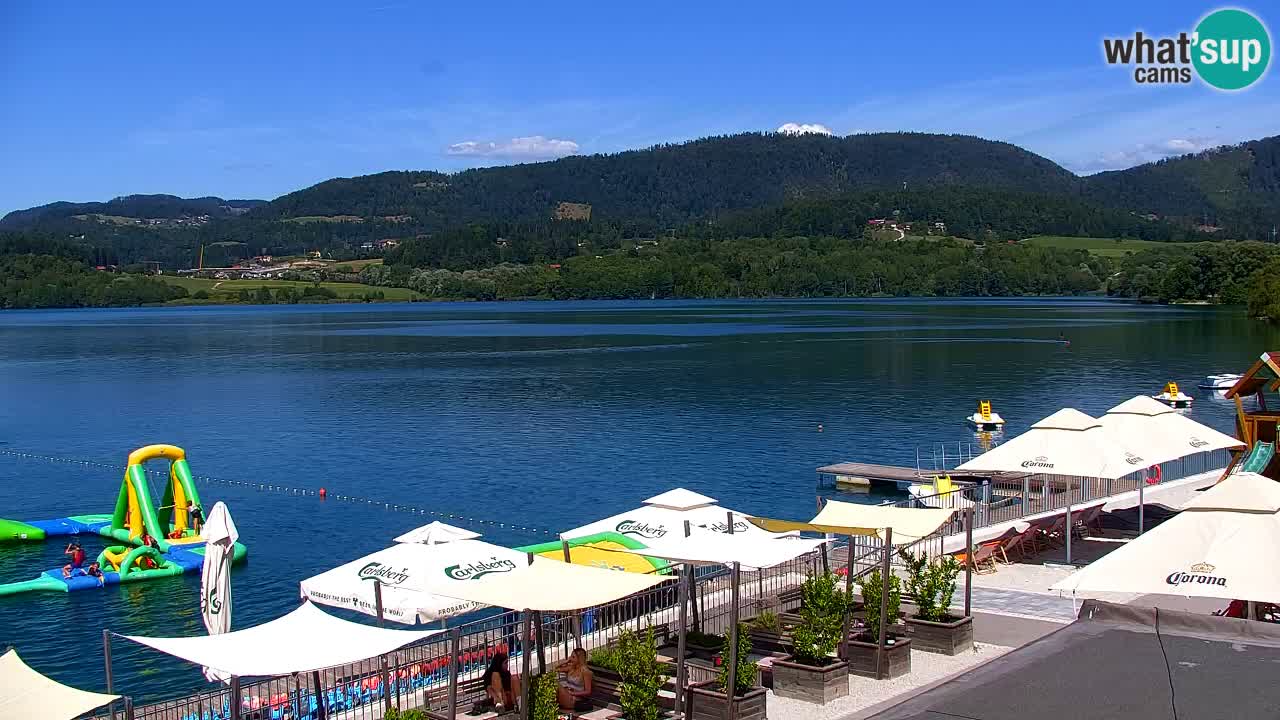 Webcam lago Velenje – Vista en directo desde Velenje Beach