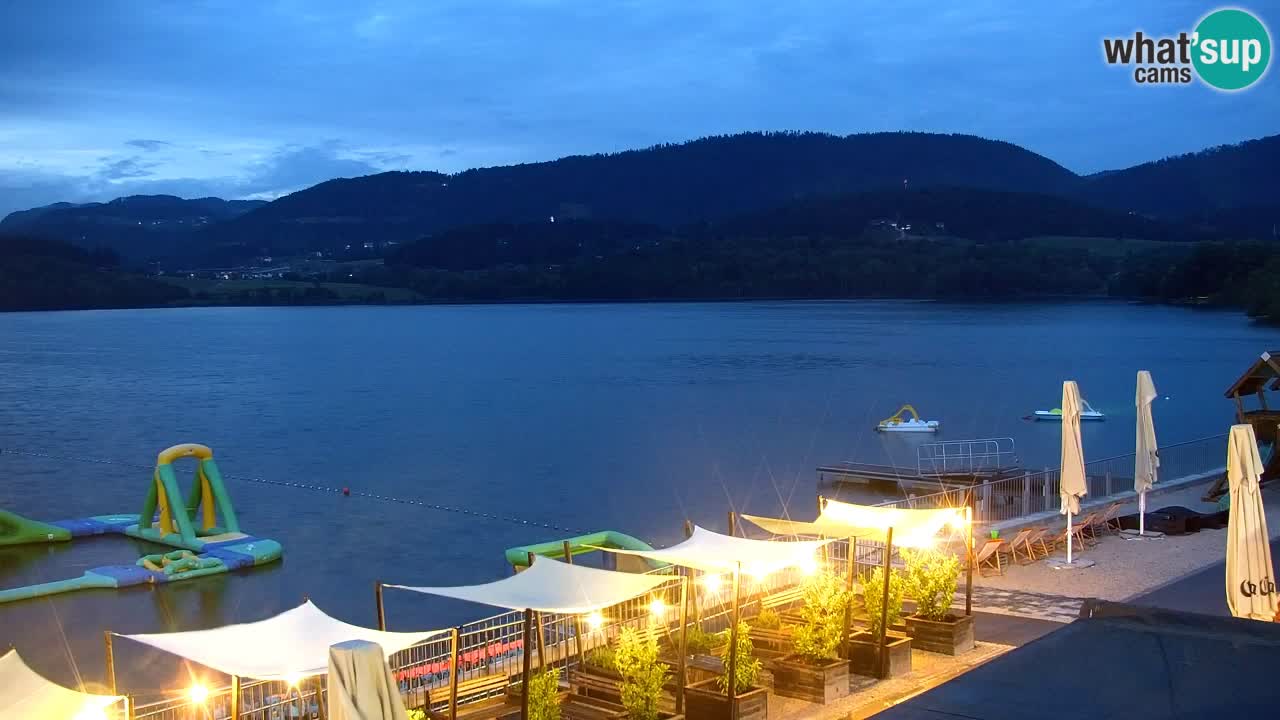 Webcam lago Velenje – Vista en directo desde Velenje Beach