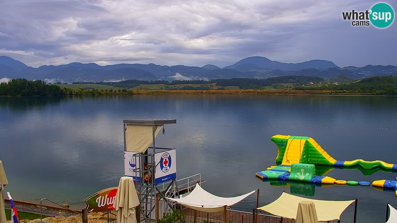 Webcam Lago di Velenje – Spiaggia di Velenje in diretta