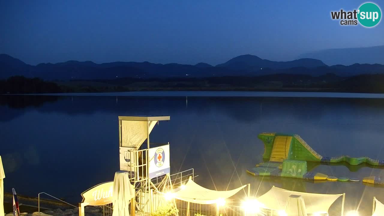Webcam lac de Velenje – Vue en direct depuis Velenje Beach