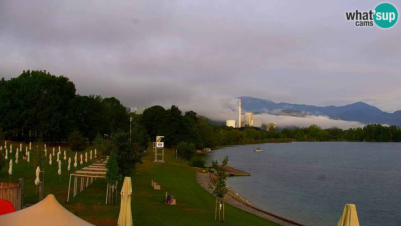 Webcam lac de Velenje – Vue en direct depuis Velenje Beach