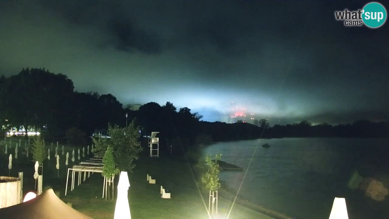 Webcam lac de Velenje – Vue en direct depuis Velenje Beach