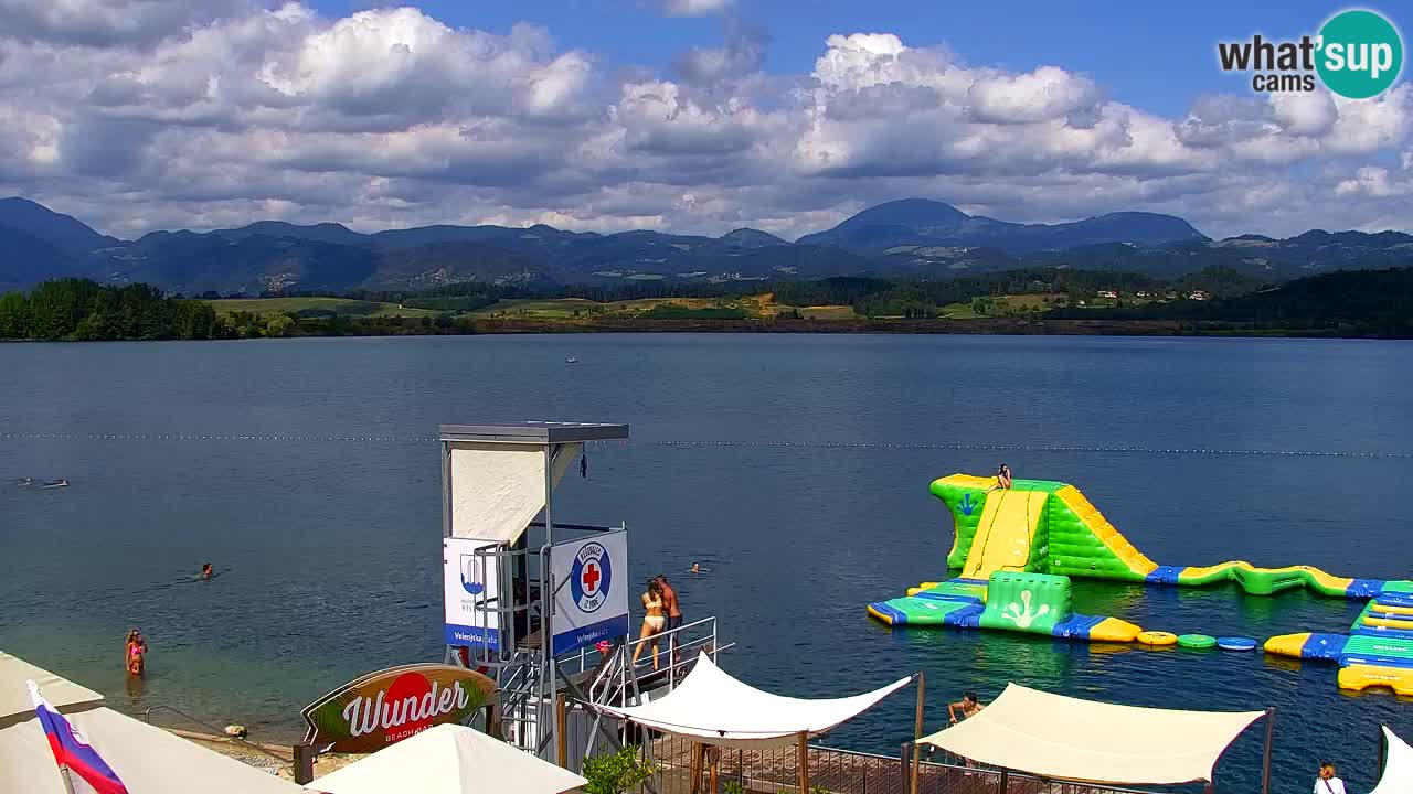 Velenje Lake Webcam – Live from Velenje Beach