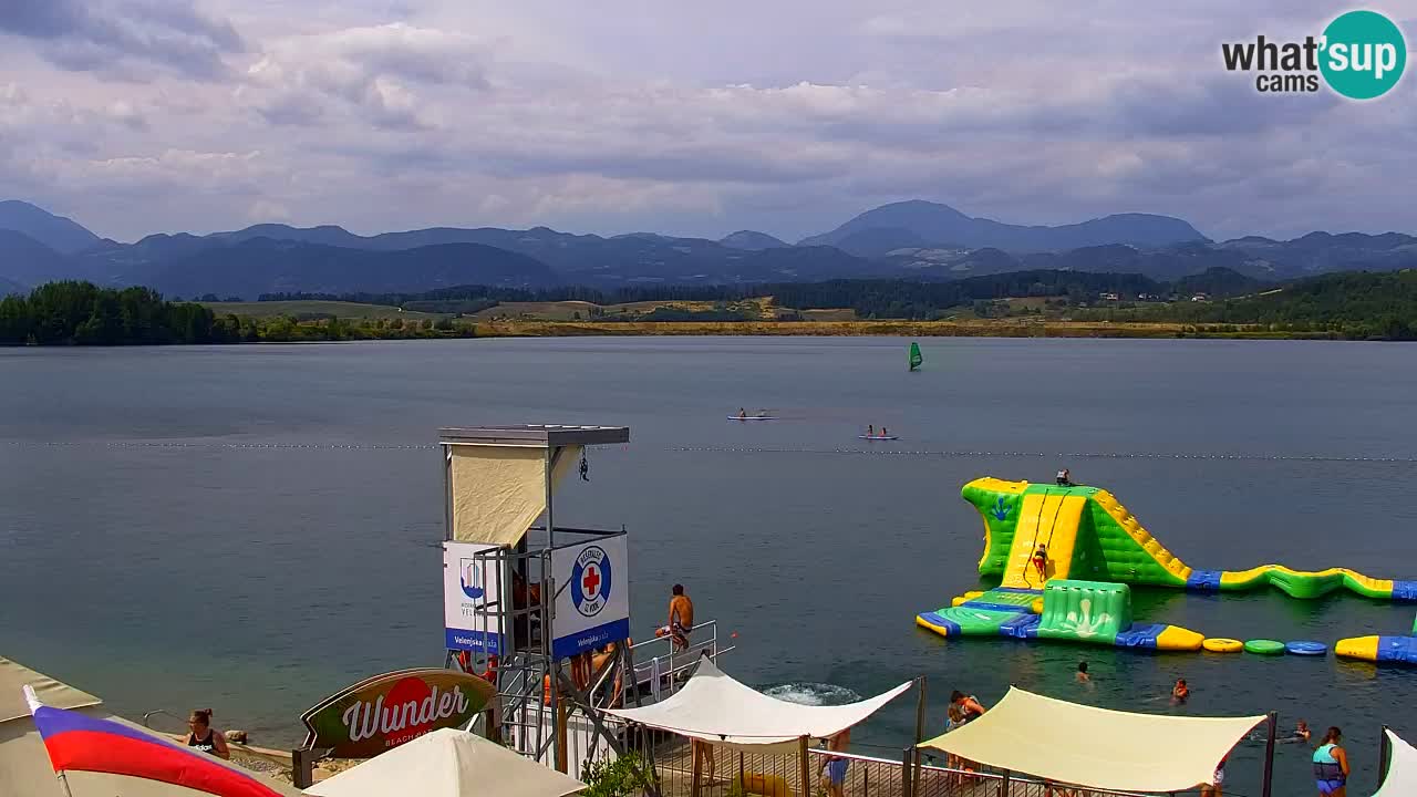Webcam lac de Velenje – Vue en direct depuis Velenje Beach