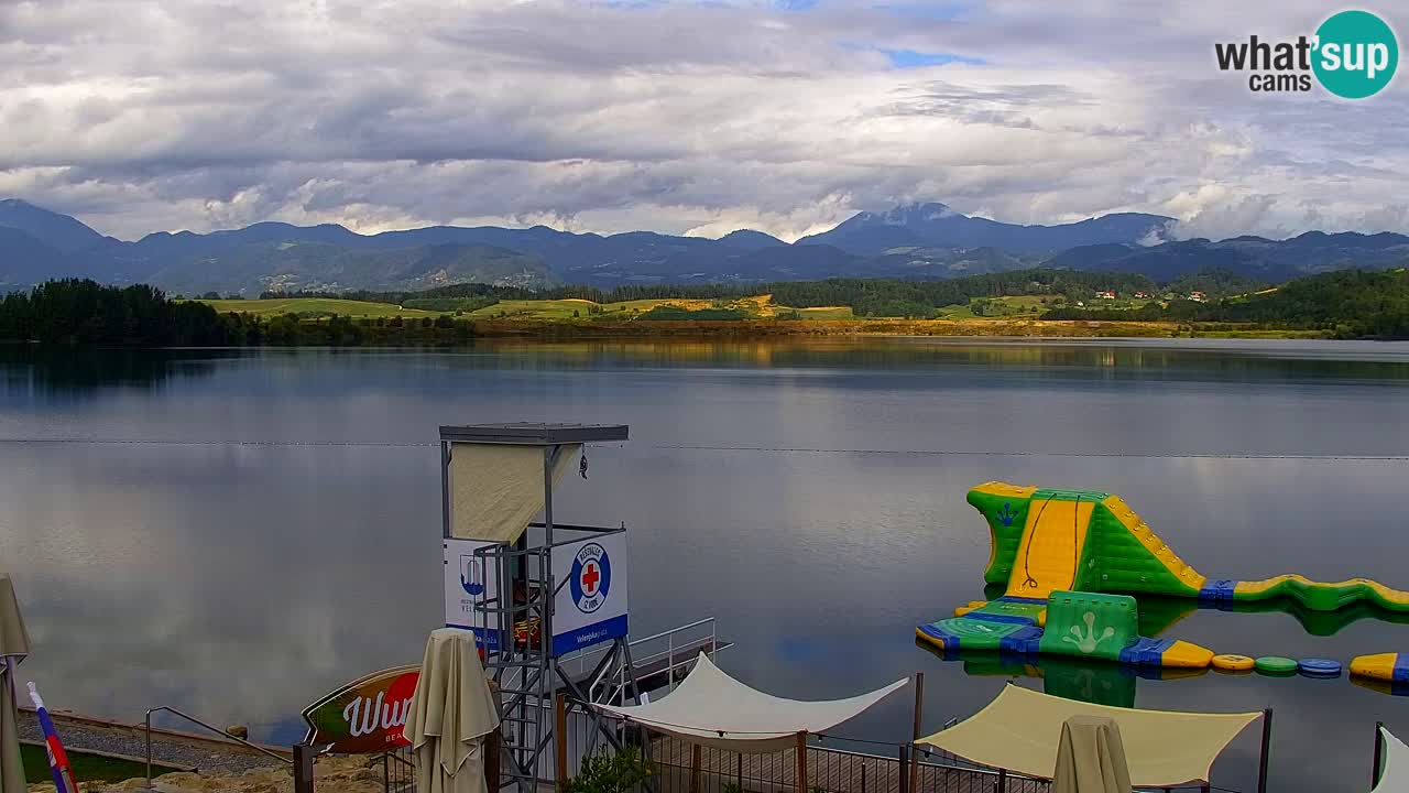 Webcam lac de Velenje – Vue en direct depuis Velenje Beach