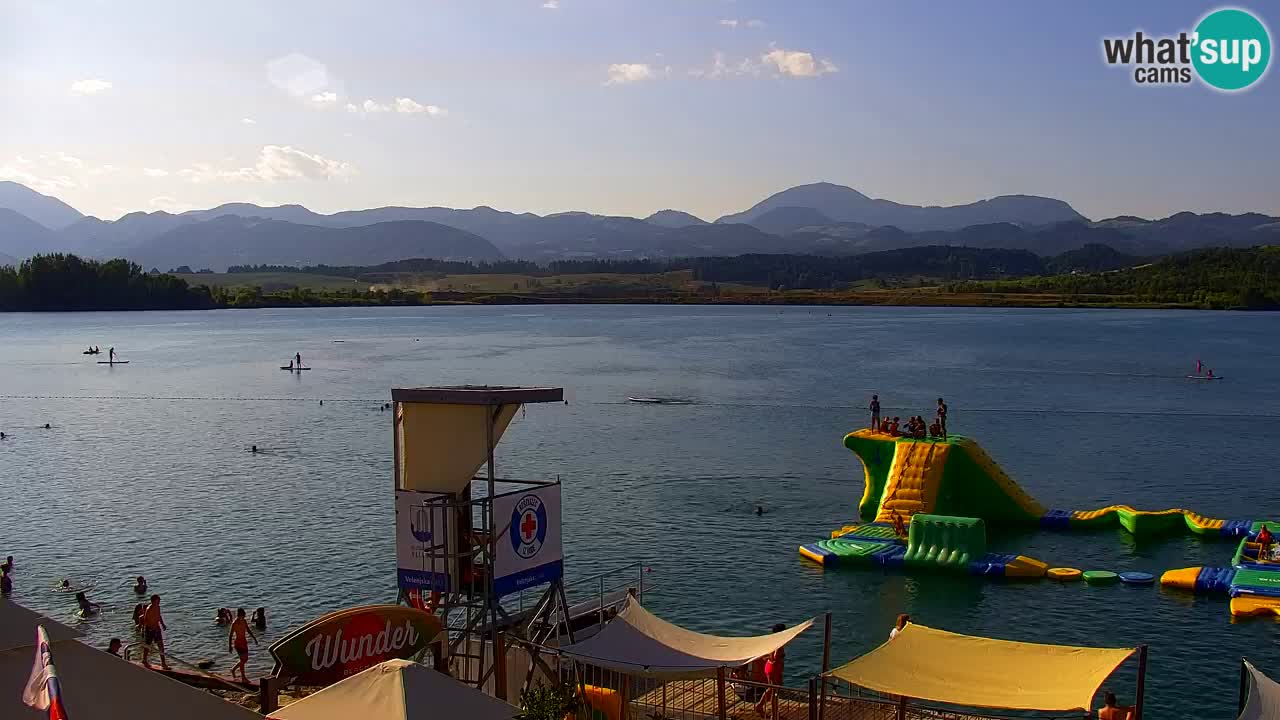 Webcam Lago di Velenje – Spiaggia di Velenje in diretta