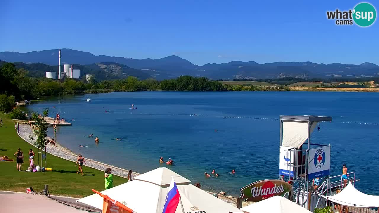 Velenje Lake Webcam – Live from Velenje Beach