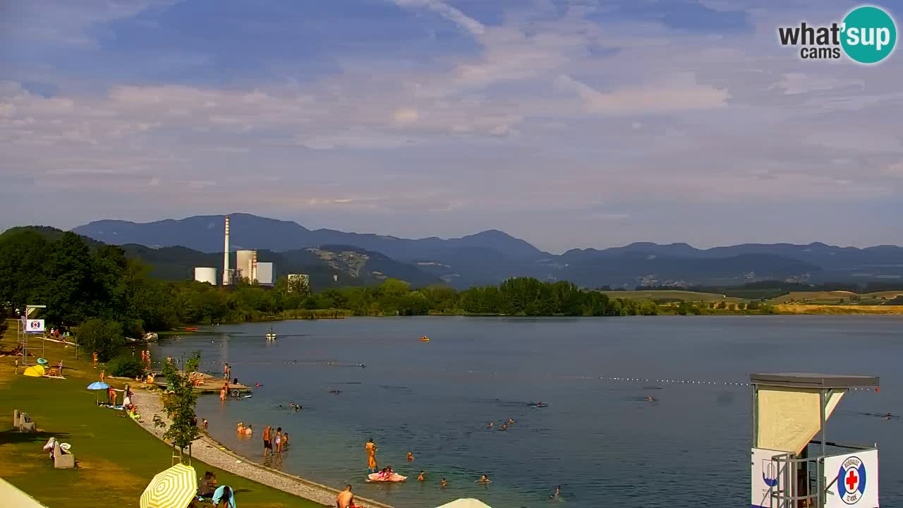 Webcam Lago di Velenje – Spiaggia di Velenje in diretta