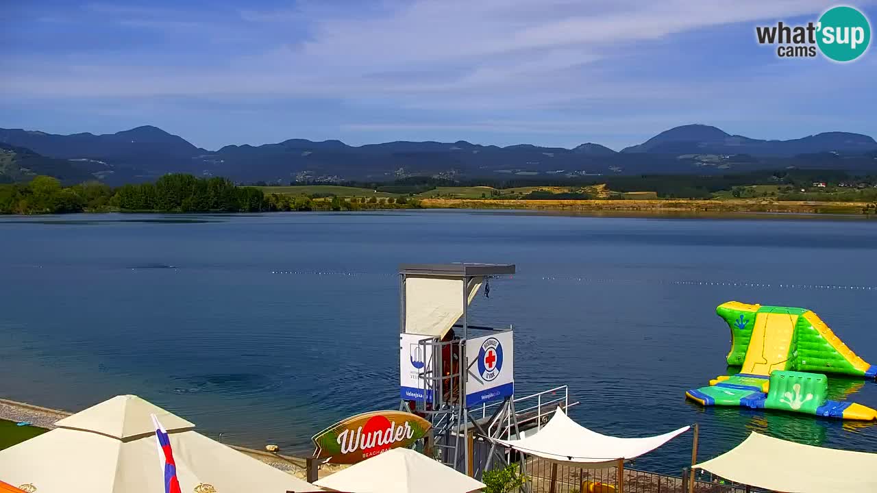 Webcam Lago di Velenje – Spiaggia di Velenje in diretta