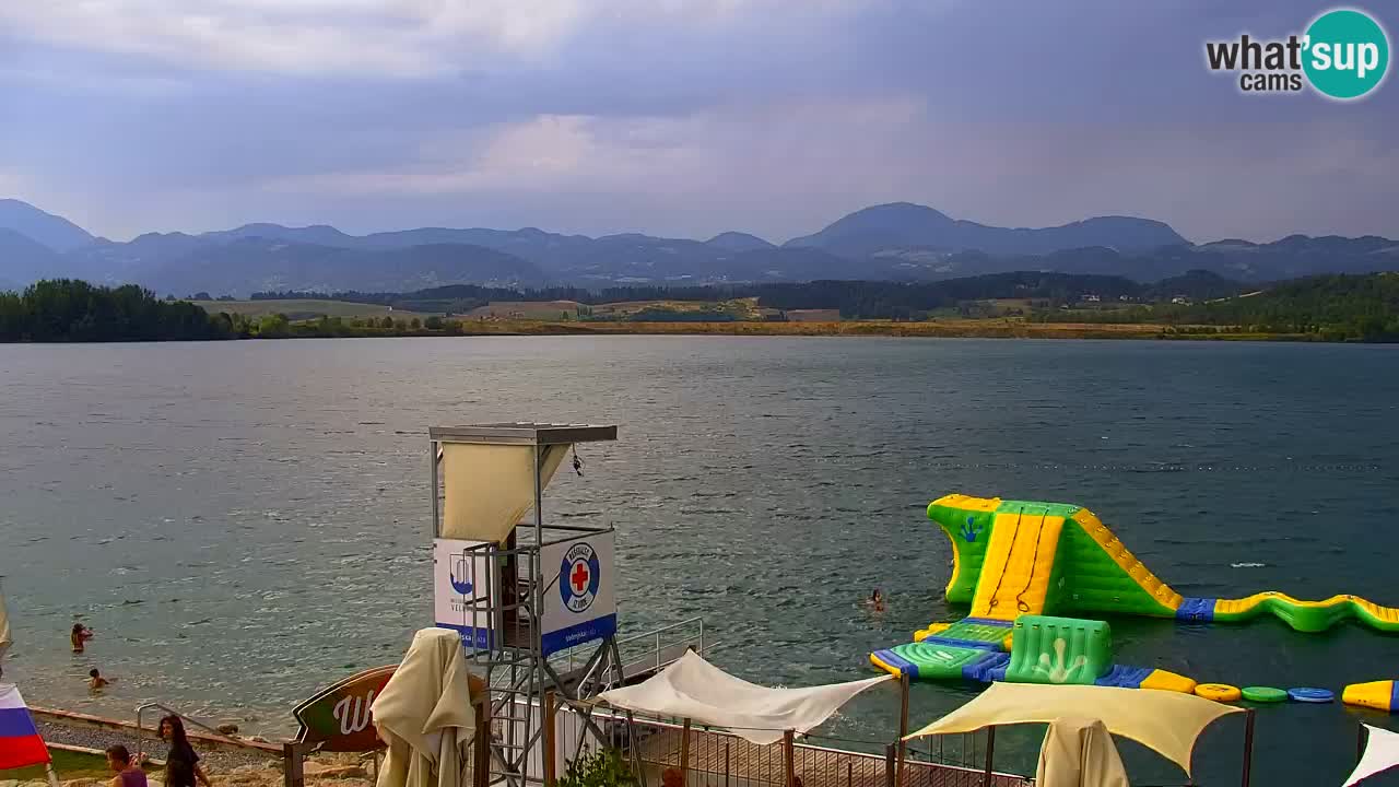 Web kamera Velenjsko jezero – Plaža Velenje uživo