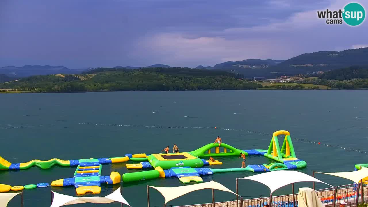 Web kamera Velenjsko jezero – Plaža Velenje uživo