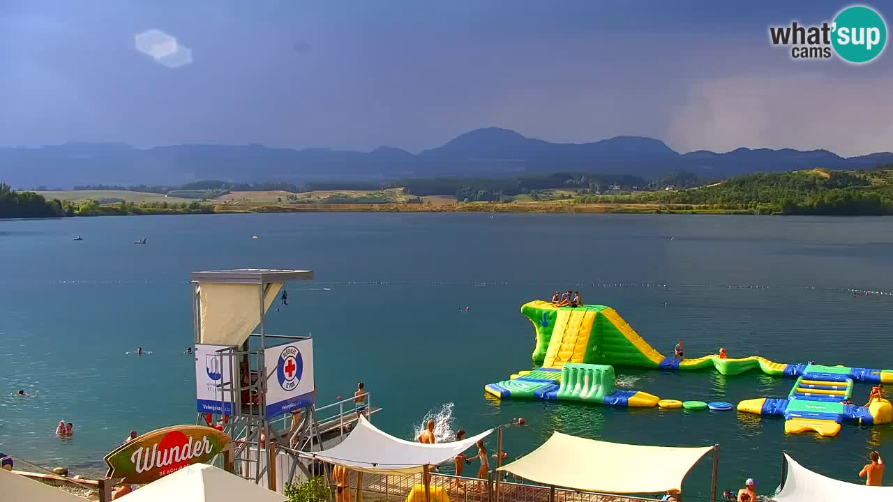 Webcam Lago di Velenje – Spiaggia di Velenje in diretta