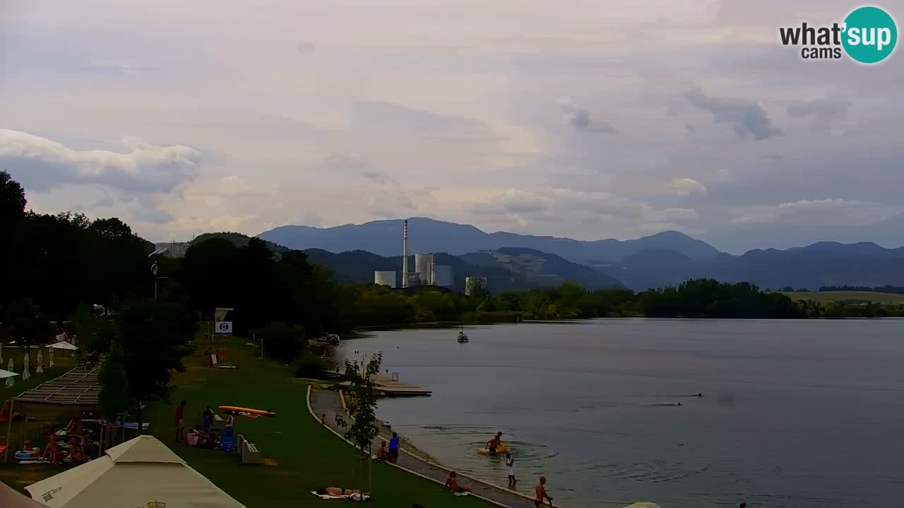 Webcam lac de Velenje – Vue en direct depuis Velenje Beach