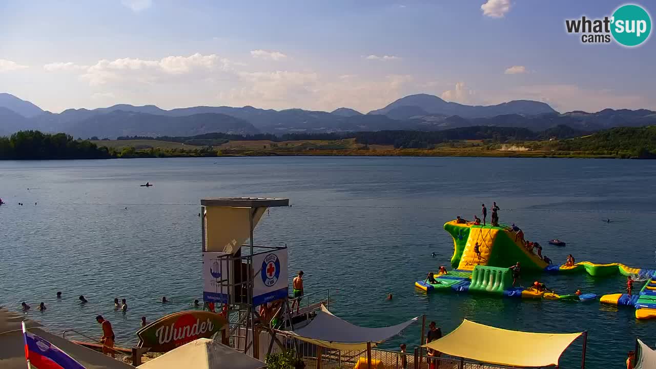Webcam Lago di Velenje – Spiaggia di Velenje in diretta