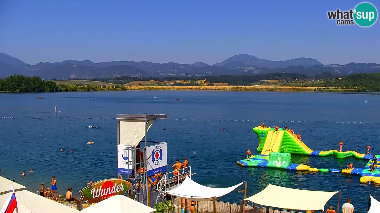 Webcam Lago di Velenje – Spiaggia di Velenje in diretta