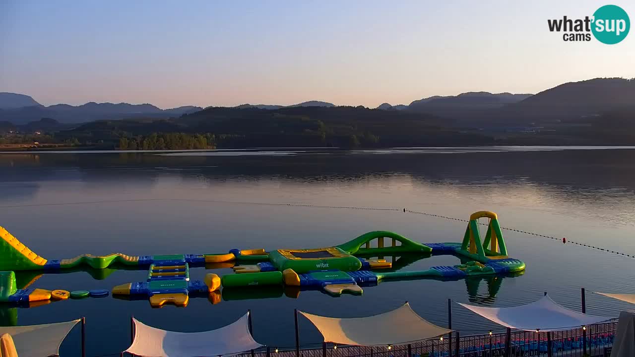 Webcam lago Velenje – Vista en directo desde Velenje Beach