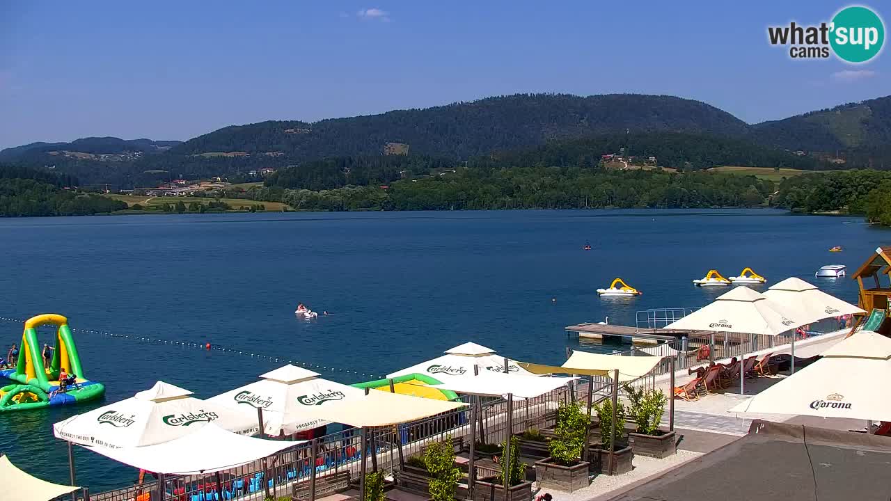 Web kamera Velenjsko jezero – Plaža Velenje uživo