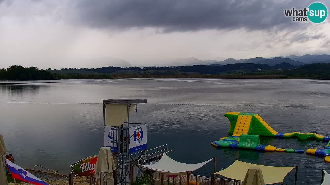 Web kamera Velenjsko jezero – Plaža Velenje uživo