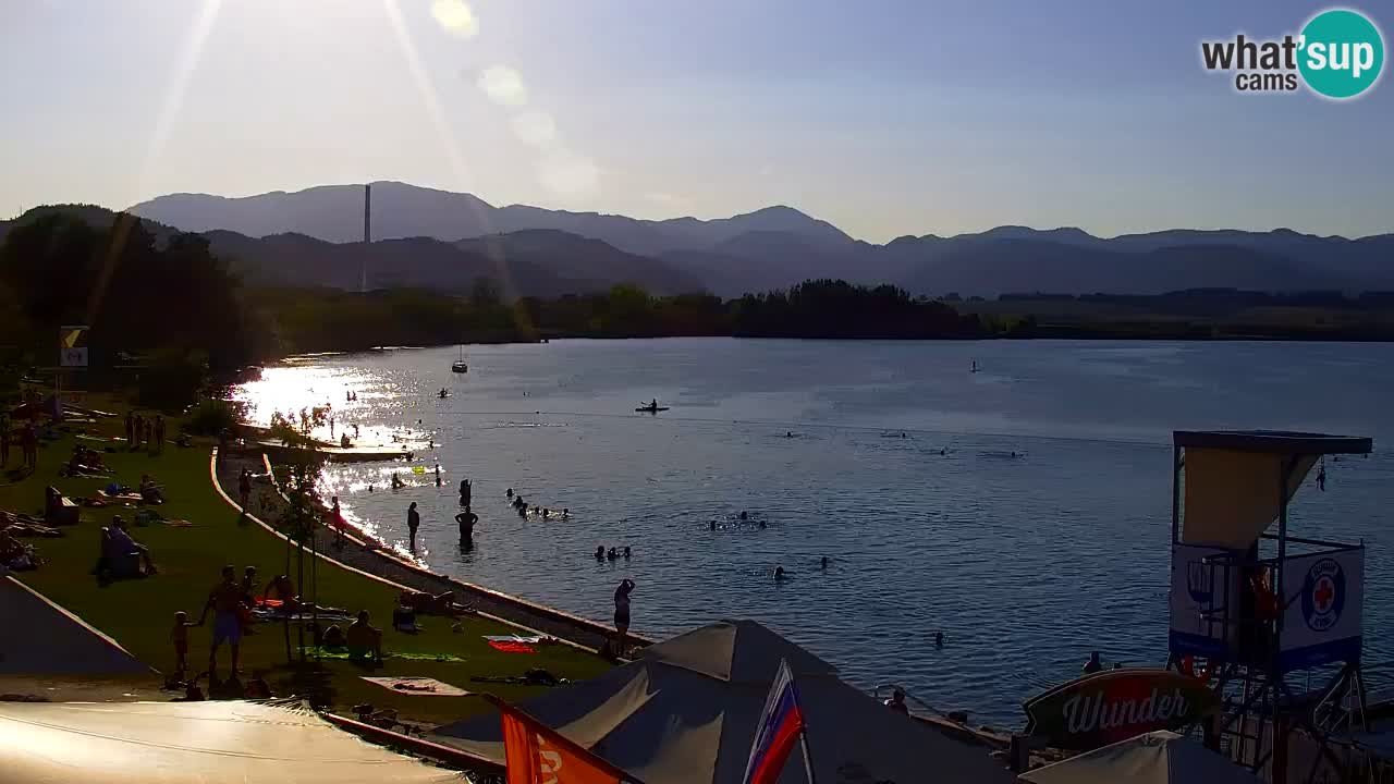 Webcam Lago di Velenje – Spiaggia di Velenje in diretta