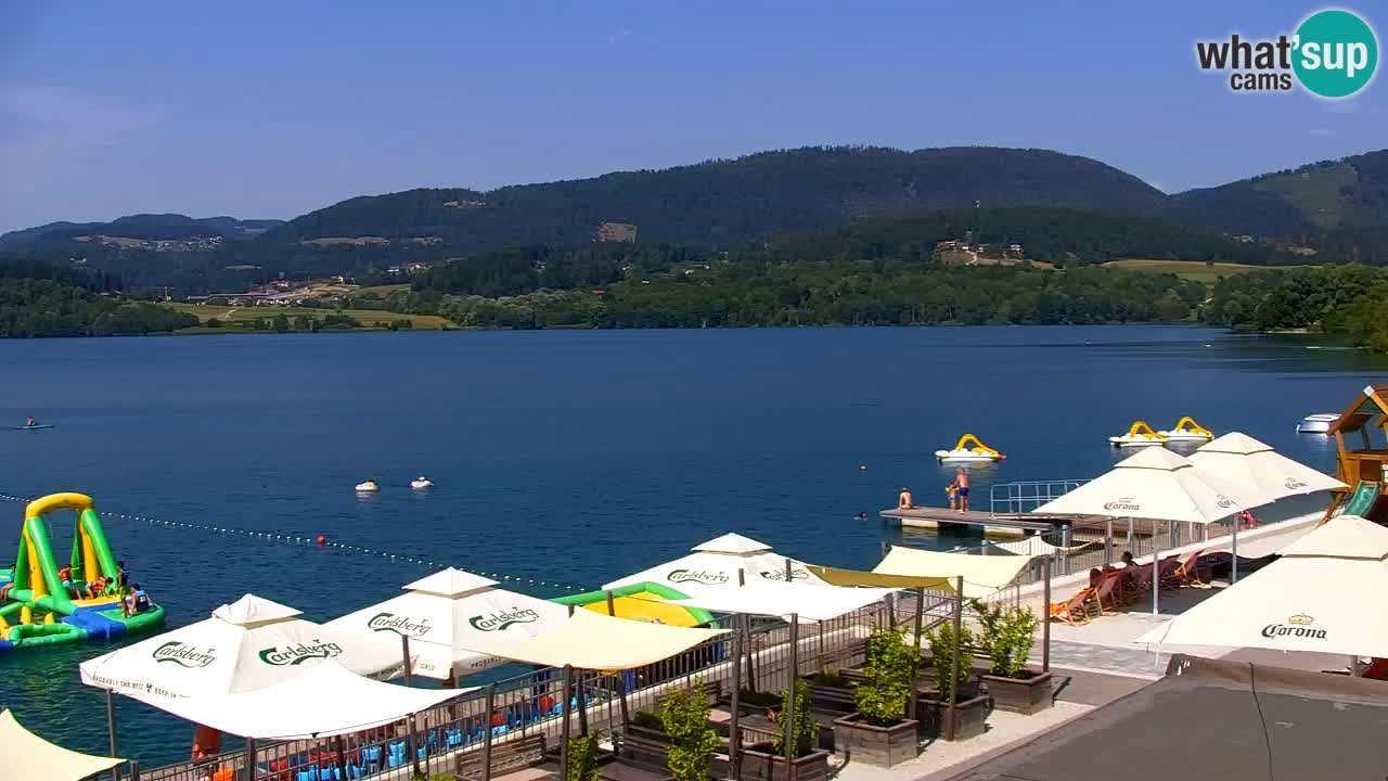 Webcam lago Velenje – Vista en directo desde Velenje Beach