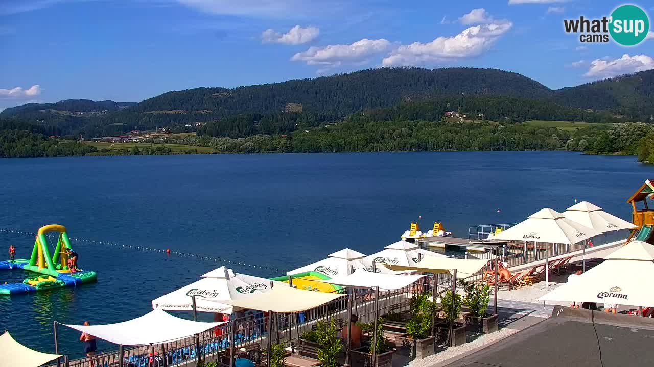 Webcam Lago di Velenje – Spiaggia di Velenje in diretta