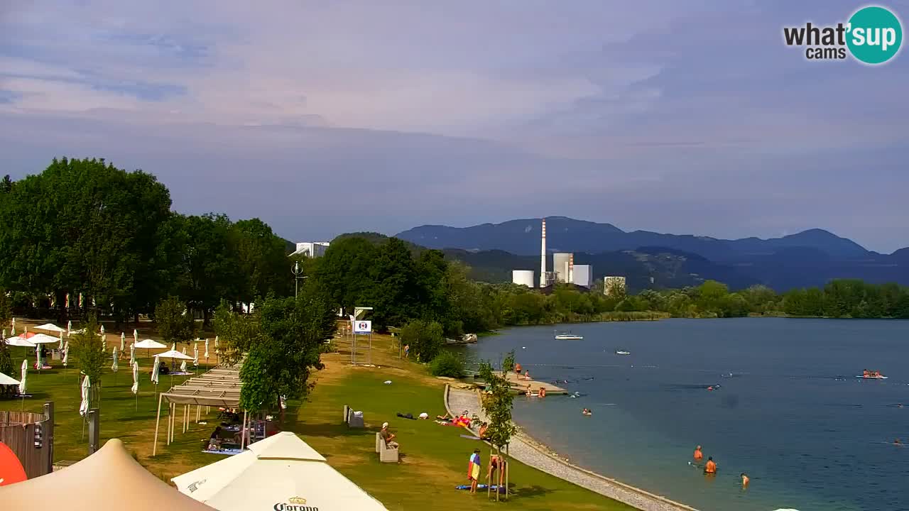 Webcam Lago di Velenje – Spiaggia di Velenje in diretta
