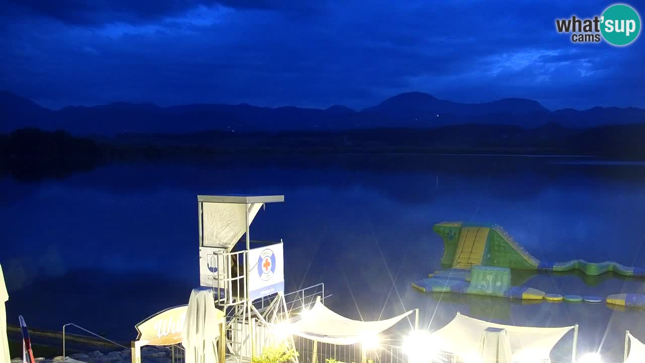 Webcam lago Velenje – Vista en directo desde Velenje Beach