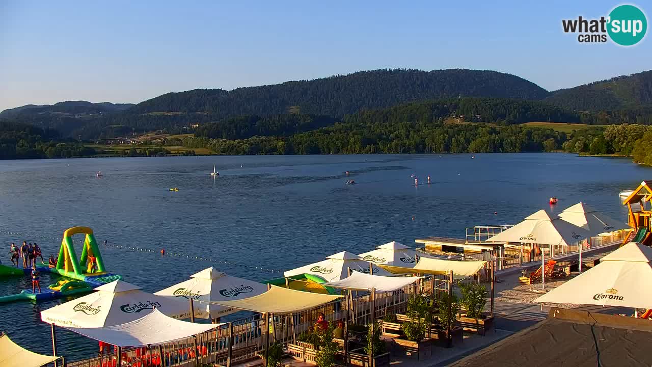 Webcam lago Velenje – Vista en directo desde Velenje Beach