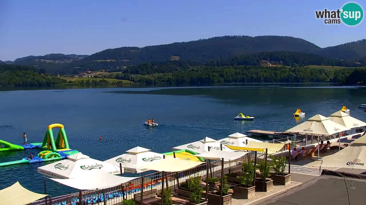 Webcam lac de Velenje – Vue en direct depuis Velenje Beach