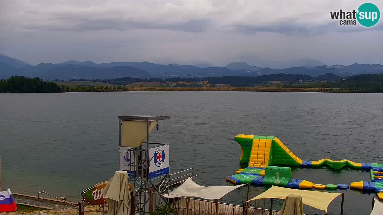Webcam Lago di Velenje – Spiaggia di Velenje in diretta